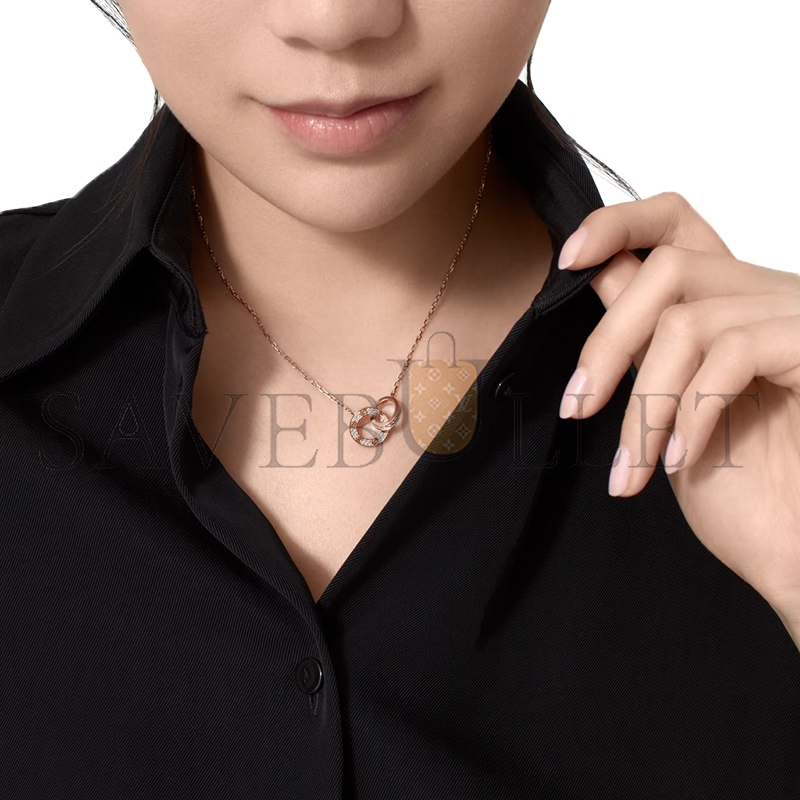 CARTIER LOVE NECKLACE, PAVED B7224528